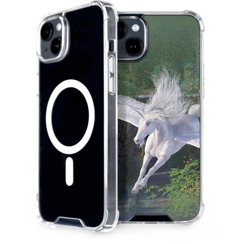 Soaring Pegasus by Laurie Prindle iPhone 15 Plus MagSafe Case