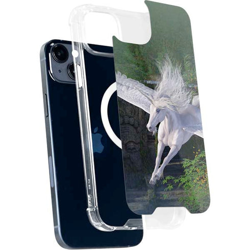 Soaring Pegasus by Laurie Prindle iPhone 15 Plus MagSafe Case