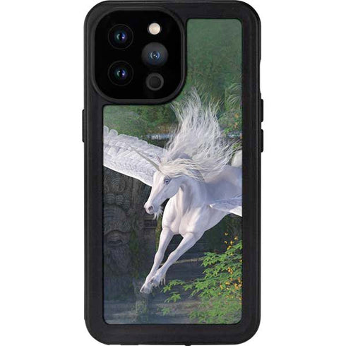 Laurie Prindle Soaring Pegasus iPhone 14 Pro Max Waterproof Case