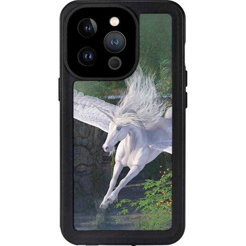 Laurie Prindle Soaring Pegasus iPhone 14 Pro Waterproof Case