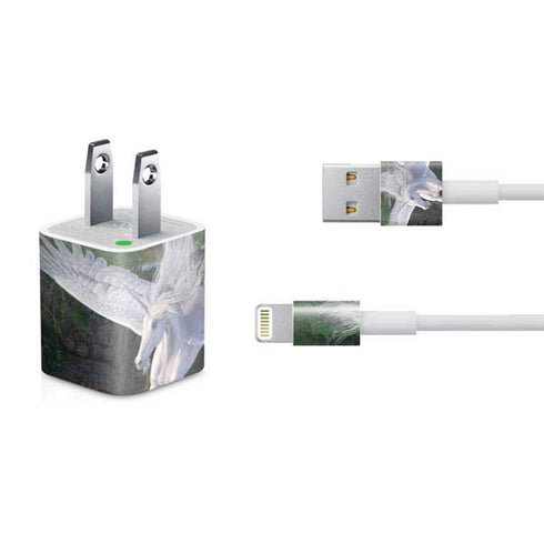 Laurie Prindle Soaring Pegasus iPhone Charger (5W USB) Skin
