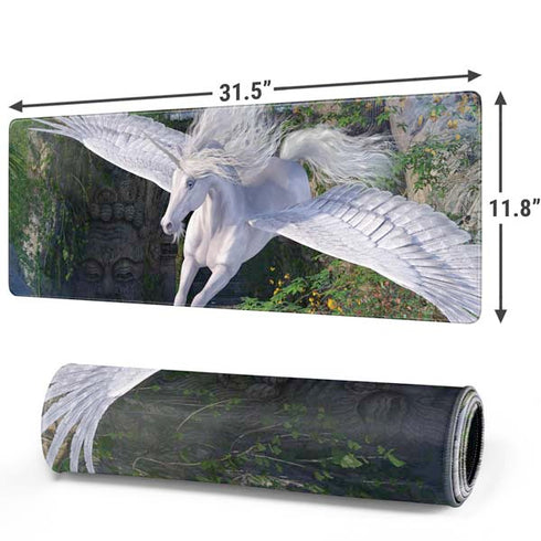 Soaring Pegasus by Laurie Prindle Gaming Mouse Pad