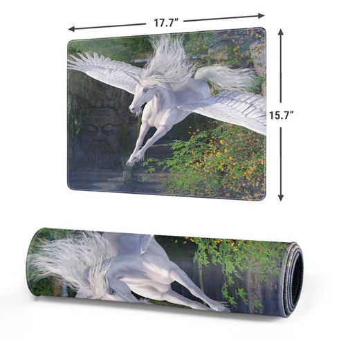Soaring Pegasus by Laurie Prindle Gaming Mouse Pad