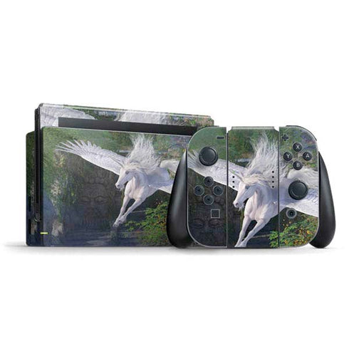 Laurie Prindle Soaring Pegasus Nintendo Switch Bundle Skin