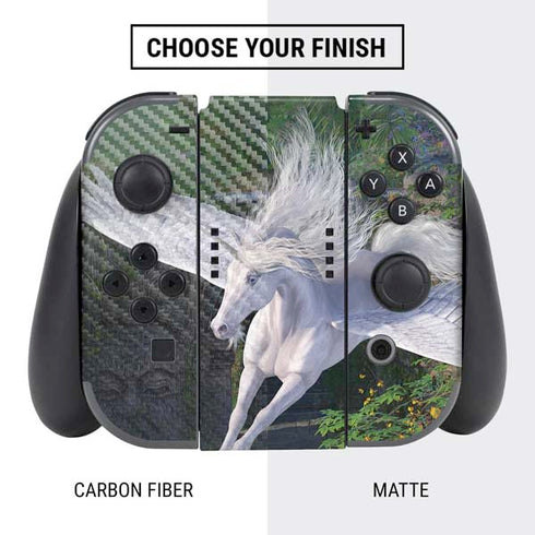 Laurie Prindle Soaring Pegasus Nintendo Switch Bundle Skin