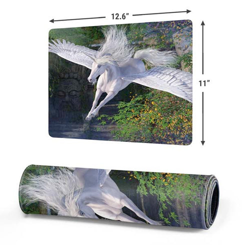 Soaring Pegasus by Laurie Prindle Gaming Mouse Pad