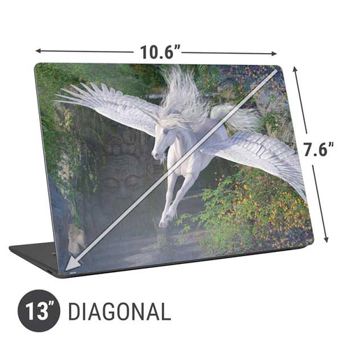 Laurie Prindle Soaring Pegasus Universal Laptop 13in (10.6 x 7.6in) Skin
