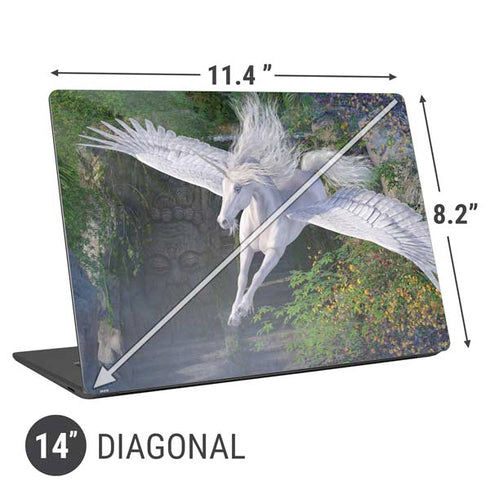 Laurie Prindle Soaring Pegasus Universal Laptop 14in (11.4 x 8.2in) Skin