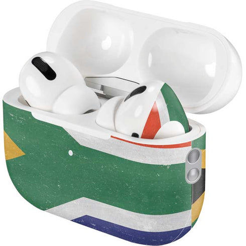 South Africa Flag Distressed AirPods Pro 2nd Gen Skin