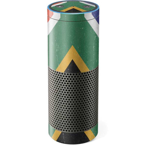 South Africa Flag Distressed Amazon Echo Skin