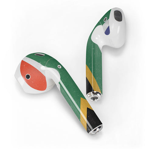South Africa Flag Distressed Apple AirPods 2 Skin