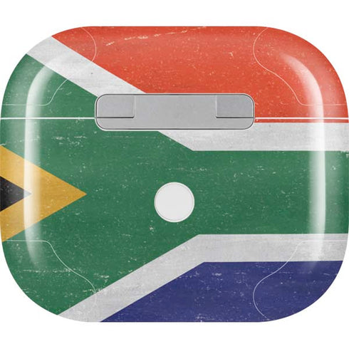 South Africa Flag Distressed Apple AirPods (3rd Gen 2021) Skin