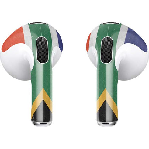South Africa Flag Distressed Apple AirPods (3rd Gen 2021) Skin