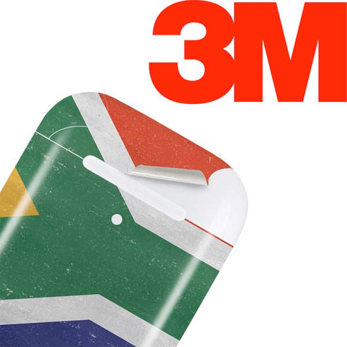 South Africa Flag Distressed Apple AirPods Skin