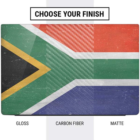 South Africa Flag Distressed Dell Vostro Skin