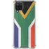 South Africa Flag Distressed Galaxy A12 Clear Case