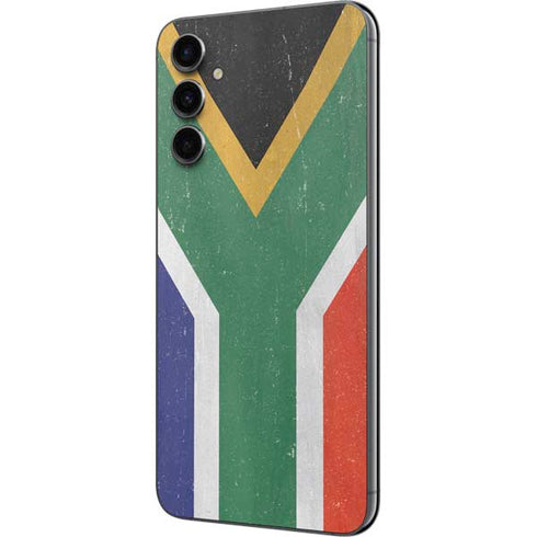 South Africa Flag Distressed Galaxy A14 5G Skin