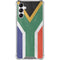 South Africa Flag Distressed Galaxy A15 5G Clear Case