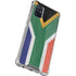 South Africa Flag Distressed Galaxy A71 5G Clear Case
