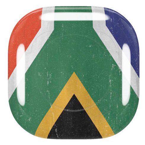 South Africa Flag Distressed Galaxy Buds Live Skin
