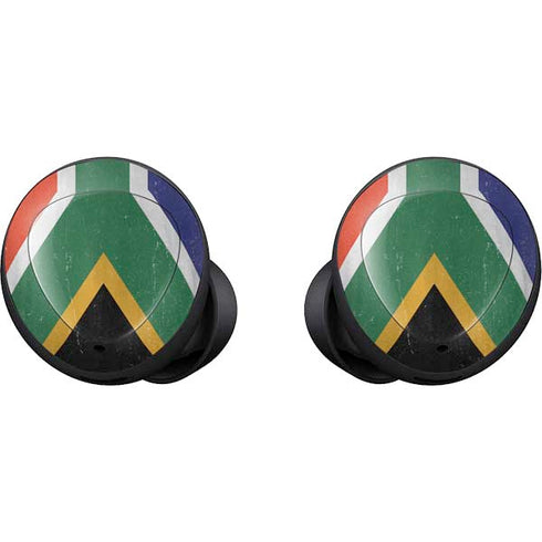 South Africa Flag Distressed Galaxy Buds Skin
