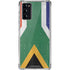 South Africa Flag Distressed Galaxy Note20 5G Clear Case