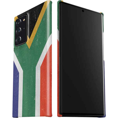 South Africa Flag Distressed Galaxy Note20 Ultra 5G Lite Case