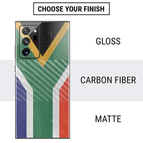South Africa Flag Distressed Galaxy Note20 Ultra 5G Skin