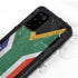 South Africa Flag Distressed Galaxy S20 Plus Waterproof Case