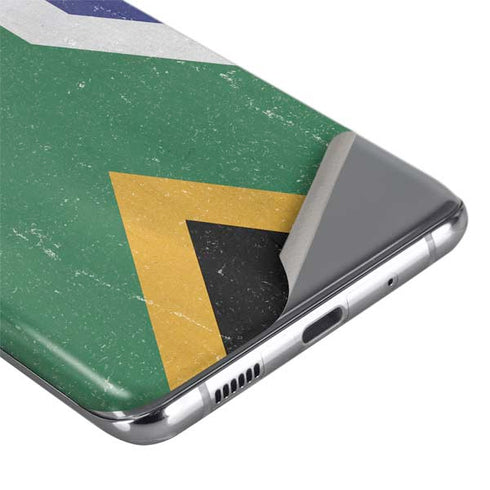 South Africa Flag Distressed Galaxy S20 Ultra 5G Skin