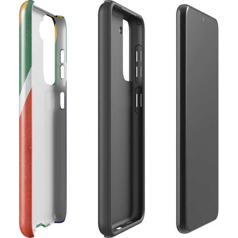 South Africa Flag Distressed Galaxy S21 FE Pro Case