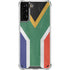 South Africa Flag Distressed Galaxy S21 Plus 5G Clear Case