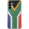 South Africa Flag Distressed Galaxy S24 Plus Clear Case