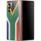 South Africa Flag Distressed Galaxy Z Fold2 5G Skin