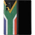 South Africa Flag Distressed Galaxy Z Fold2 5G Skin