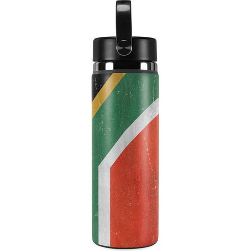 South Africa Flag Distressed Hydro Flask 20oz Wide Mouth Skin