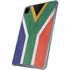 South Africa Flag Distressed iPad Pro 12.9in (2020) Clear Case