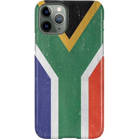 South Africa Flag Distressed iPhone 11 Pro Lite Case