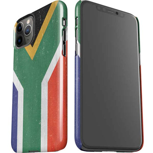 South Africa Flag Distressed iPhone 11 Pro Lite Case