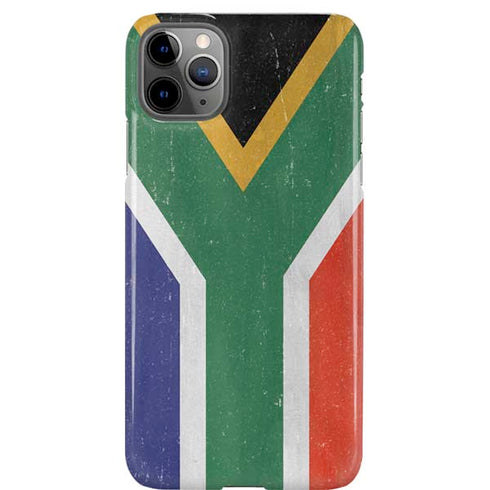 South Africa Flag Distressed iPhone 11 Pro Max Lite Case