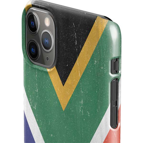 South Africa Flag Distressed iPhone 11 Pro Max Lite Case