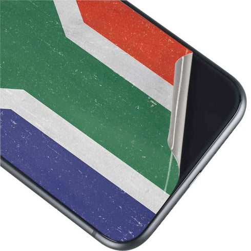 South Africa Flag Distressed iPhone 11 Skin