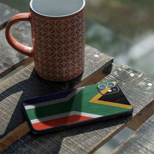 South Africa Flag Distressed iPhone 11 Skin