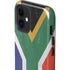 South Africa Flag Distressed iPhone 12 Mini Impact Case