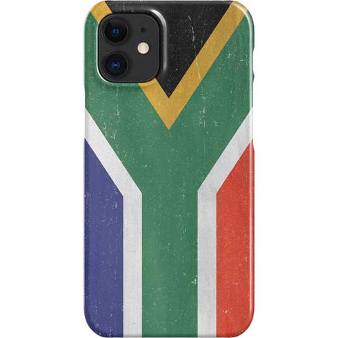 South Africa Flag Distressed iPhone 12 Mini Lite Case