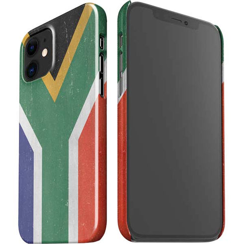 South Africa Flag Distressed iPhone 12 Mini Lite Case