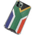 South Africa Flag Distressed iPhone 12 Pro Clear Case