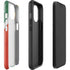 South Africa Flag Distressed iPhone 15 Plus Impact Case