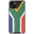 South Africa Flag Distressed iPhone 14 Plus Clear Case