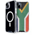 South Africa Flag Distressed iPhone 15 Plus MagSafe Case